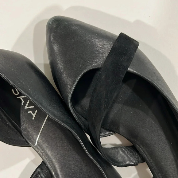 Sava- Anthropologie, black flat, pointed toe, 39 - Picture 6 of 7
